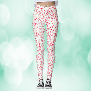 Leggings Motif blanc sucre de canne