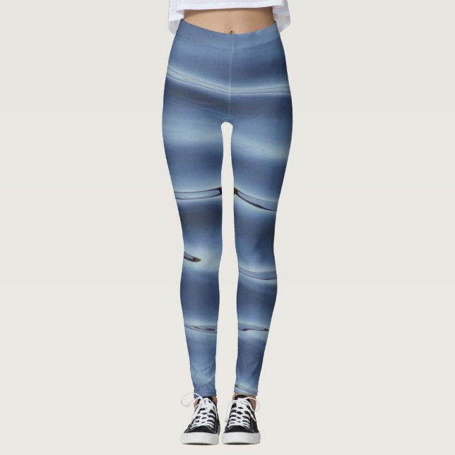 Leggings Motif bleu (Devant)