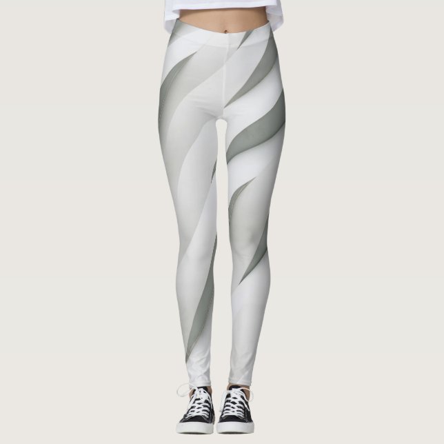 Leggings motif Boho 3d magnifique, style Extraordinaire (Devant)