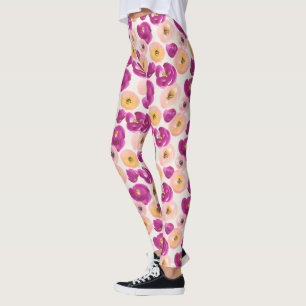 Leggings Motif botanique aquarelle