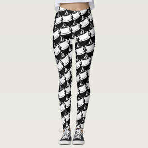 Leggings Motif café