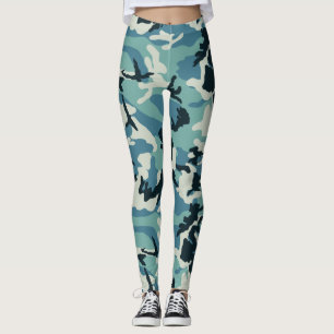 Leggings Motif Camo d'hiver