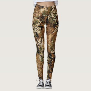 Leggings Motif camouflage forestier
