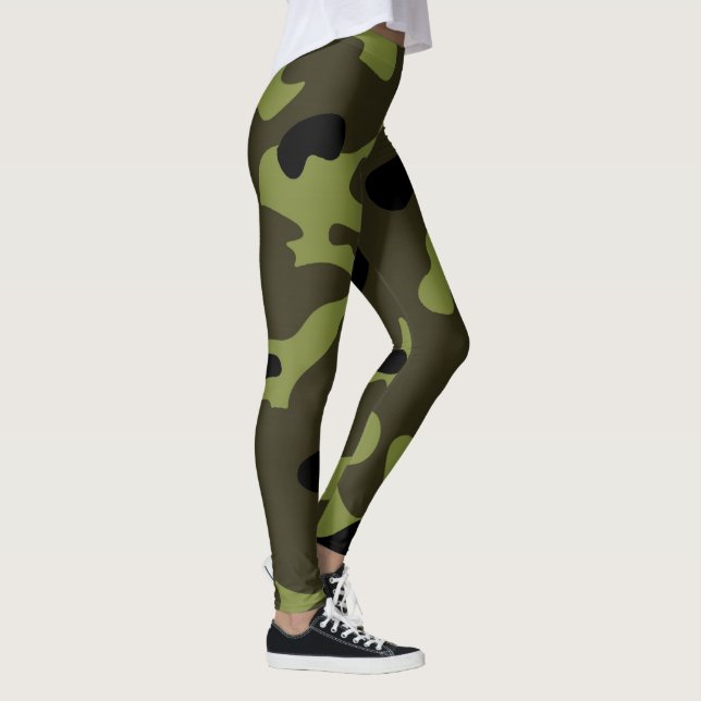 Leggings Motif camouflage militaire (Droite)