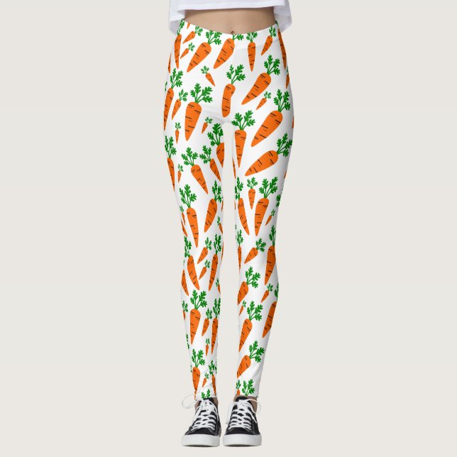Leggings Motif carottes (Devant)