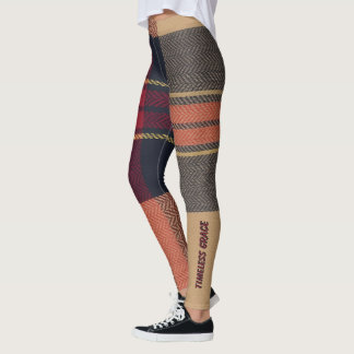 Leggings Motif carreau tartan britannique Aria Heritage Vol