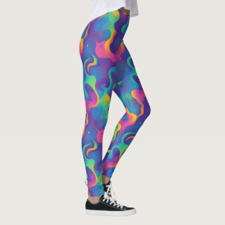 Leggings Motif carrelé cool des années 90