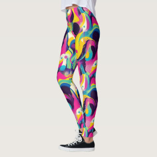 Leggings Motif carrelé cool des années 90