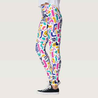 Leggings Motif carrelé cool des années 90