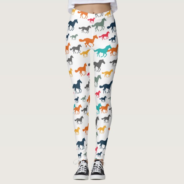 Leggings Motif Cheval mignon (Devant)