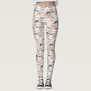 Leggings Motif chien mou