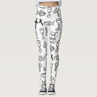 Leggings Motif chrétien