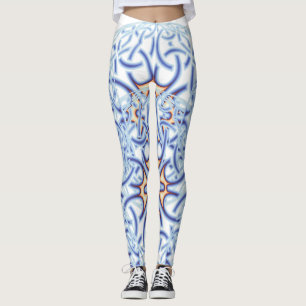 Leggings Motif circulaire celtique en couleurs pastel