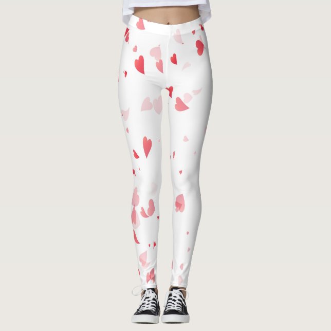 Leggings Motif Cœurs 33 (Devant)