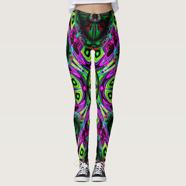 Leggings Motif coloré (Devant)