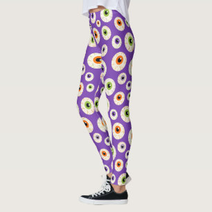 Leggings Motif coloré Halloween Eyeballs