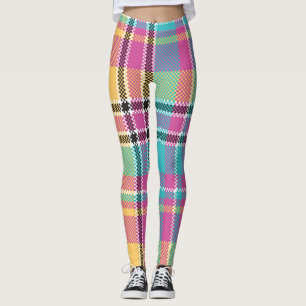 Leggings Motif Colorfull Design élégant Design géométrique