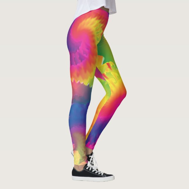 Leggings Motif Cool Rainbow Tie Dye (Droite)