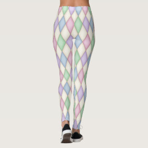 Leggings Motif couleur Harlequin Diamond Check