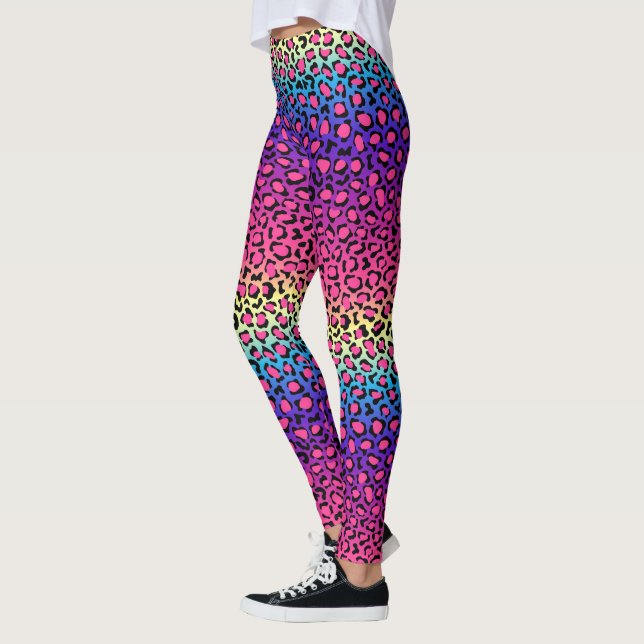 Leggings Motif couleur léopard (Gauche)