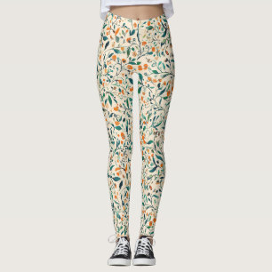 Leggings Motif couleur Paisley d'inspiration vintage (3)