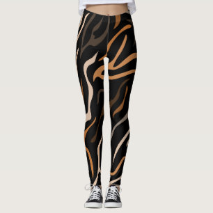 Leggings Motif couleur tigre animal
