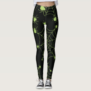 Leggings Motif créatif Halloween Spider Net