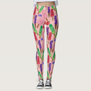 Leggings Motif crème glacée motif Lollies lollipop 9