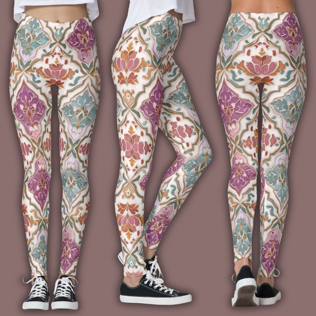 Leggings Motif Damassé | Terre et Tons de Bijoux (Créateur téléchargé)