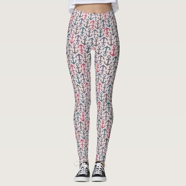Leggings Motif d'Ancre (Devant)