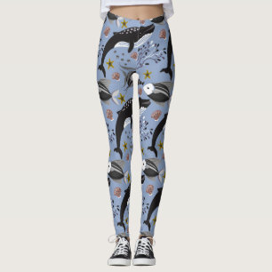 Leggings Motif d'animaux aquatiques   vie sous-marine 19