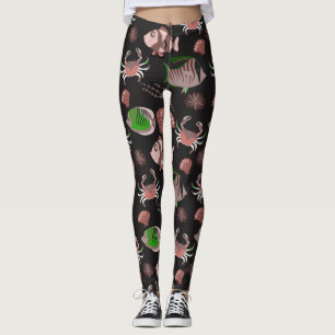 Leggings Motif d'animaux aquatiques vie sous-marine océan