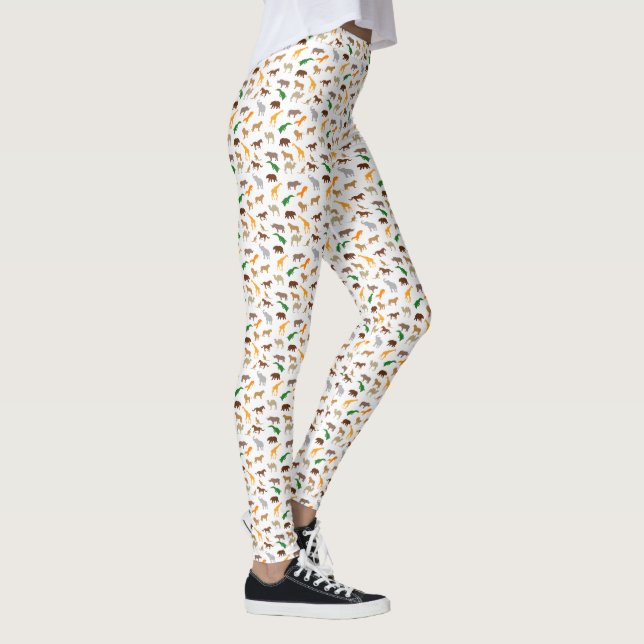 Leggings Motif d'animaux sauvages (Droite)
