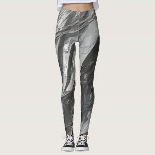 Leggings motif d'art moderne Abstrait