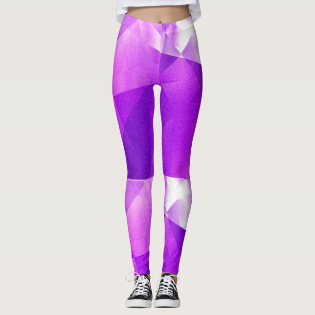 Leggings Motif d'art moderne numérique Abstrait (Devant)