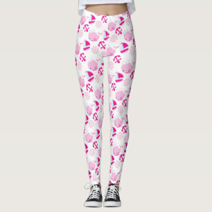 Leggings Motif De Baleines, Beaux Baleines, Baleines Roses