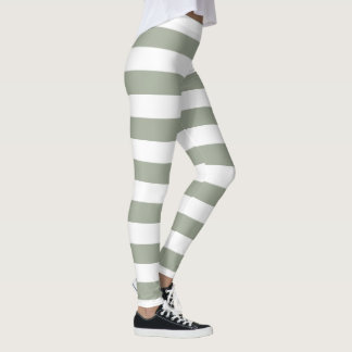 Leggings Motif de bande blanche