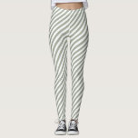 Leggings Motif de bande blanche<br><div class="desc">Une simple motif blanche rayée.</div>