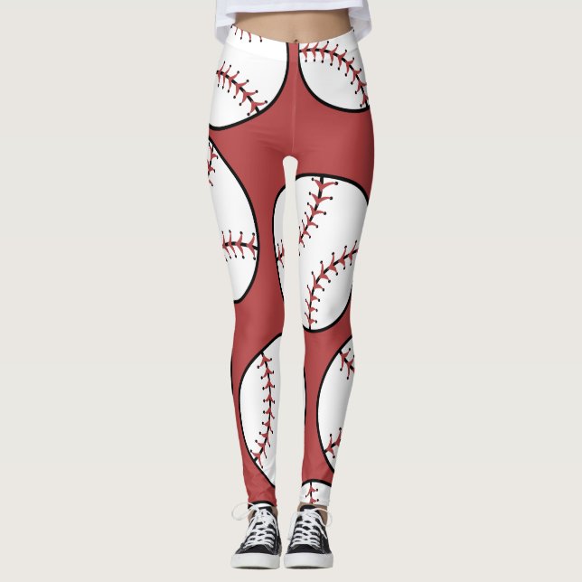 Leggings Motif de base-ball (Devant)