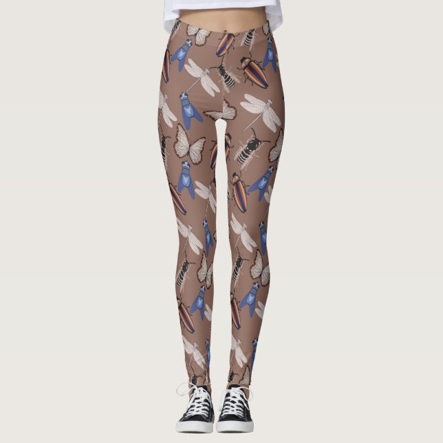 Leggings Motif de bogues (Devant)