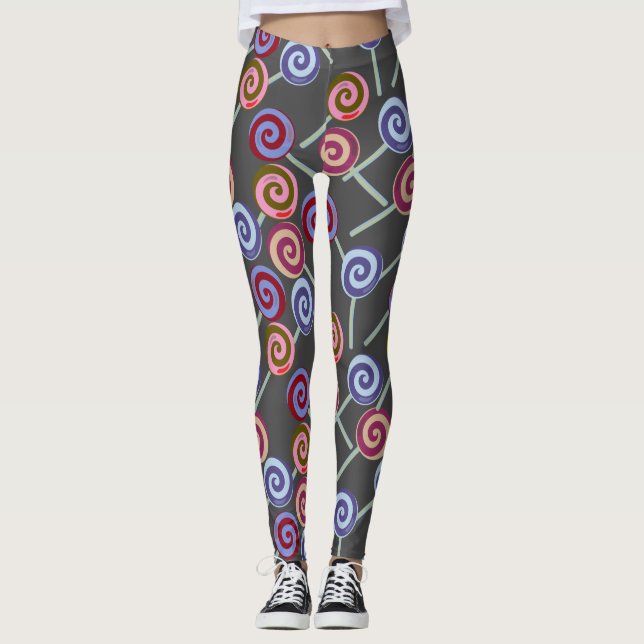 Leggings Motif de bonbons | motif Lollies | lollipop 27 (Devant)