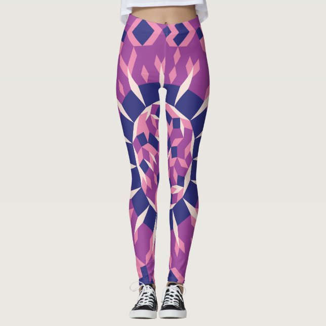 Leggings Motif de boule disco (Devant)