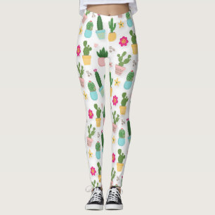 Leggings Motif de cactus 
