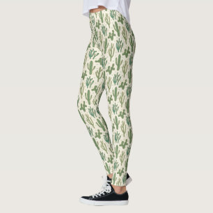 Leggings Motif de cactus de désert d'étape   de Geo de