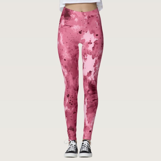 Leggings motif de camouflage Abstrait. (Devant)