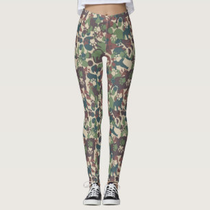 Leggings Motif de camouflage de chien