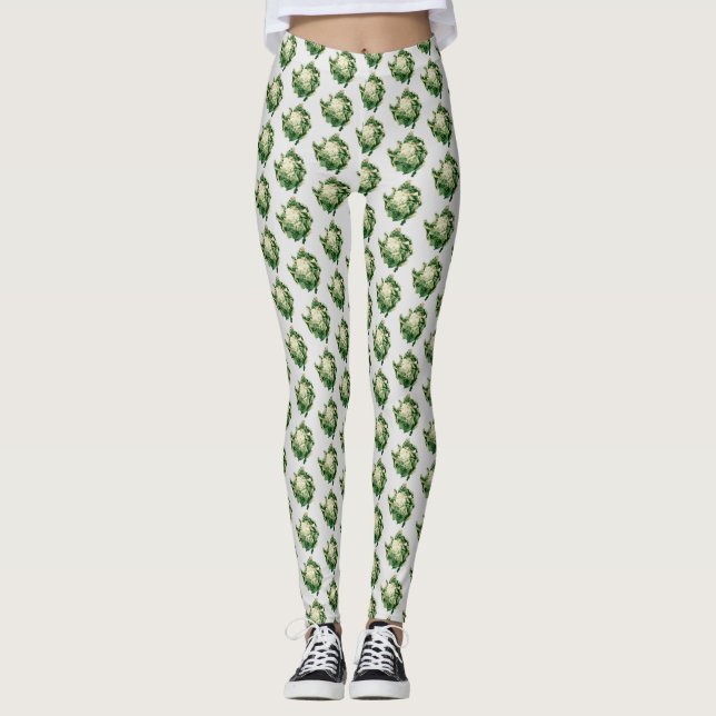 Leggings Motif de chou-fleur (Devant)