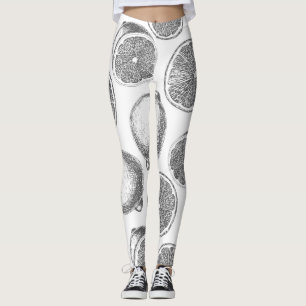 Leggings Motif de citron à main