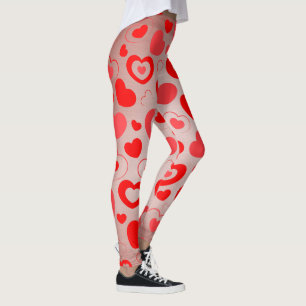 Leggings Motif de coeur