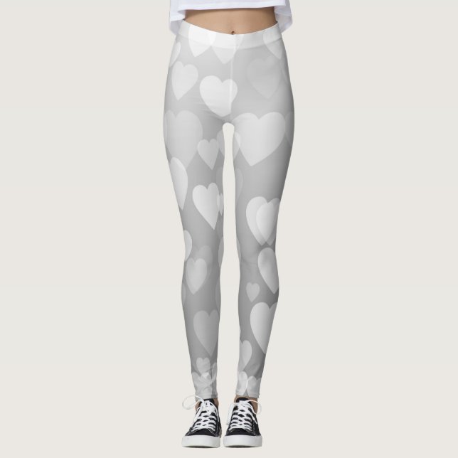 Leggings Motif de coeur 17 (Devant)